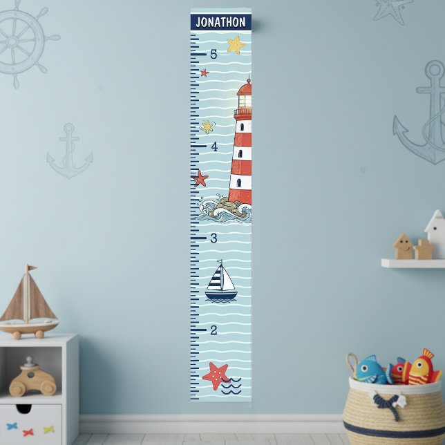 Nautical Lighthouse & Starfish Growth Chart ID1249 (Creator Uploaded)