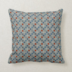 Nautical Linen Dots Cushion