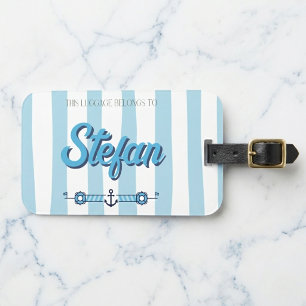 Nautical  luggage tag