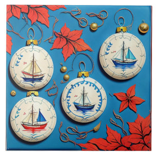 Nautical Marine Life traditional ceramic art no 11 Tile