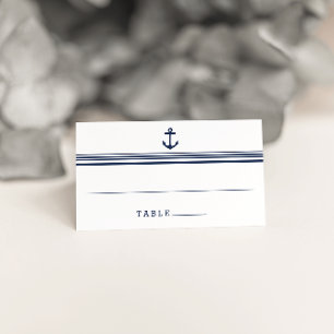 Nautical Modern Wedding Escort Place Cards