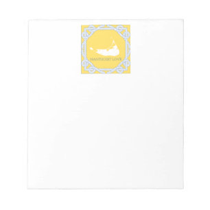 Nautical Nantucket Love Notepad