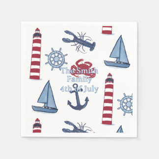 Nautical napkin