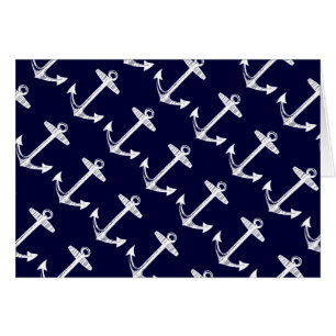 Nautical Navy Anchor Pattern