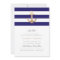 Nautical Navy Baby Shower Invitation