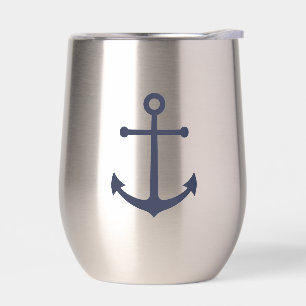 Nautical Navy Blue Anchor