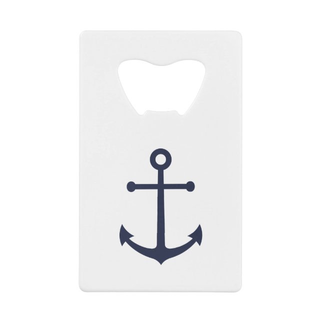 Nautical Navy Blue Anchor (Front)