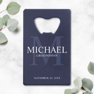Nautical Navy Blue Personalised Groomsmen
