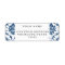 Nautical Navy Blue White Vintage Damask Pattern