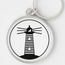 Nautical Ocean Beacon Lighthouse Striped Art