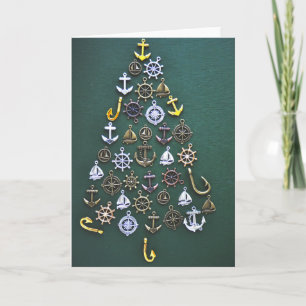 Nautical Ornament Tree Card