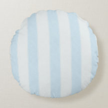Nautical Pale Blue White Candy Stripes 