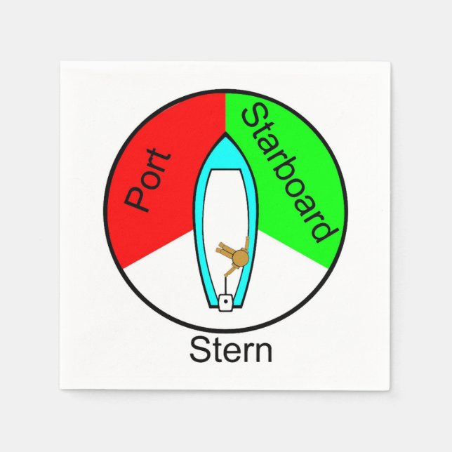 Nautical Paper Napkins (Front)