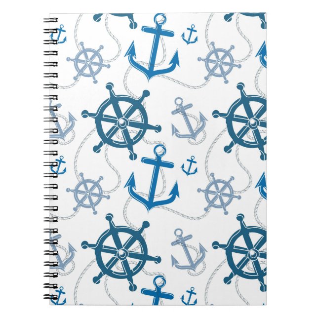 Nautical pattern notebook (Front)