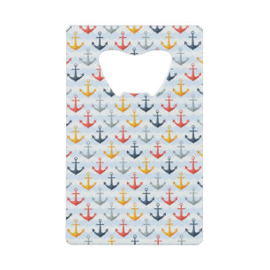 Nautical Pattern with Anchors