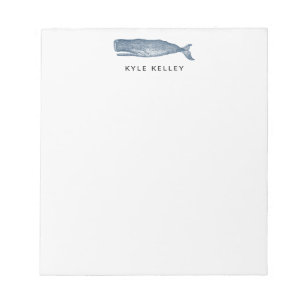 Nautical Personalised Notepad, Navy Blue Notepad