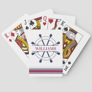 Nautical Personalised Playing Cards