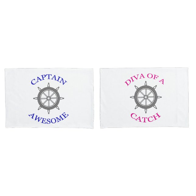 “Nautical” Pillowcase (Front-Set)