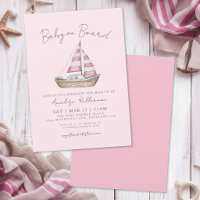 Nautical Pink Girl Baby Shower