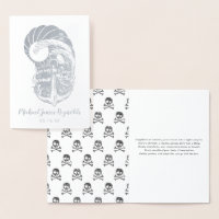 Nautical Pirate | Skull Anchor Ocean Monogram