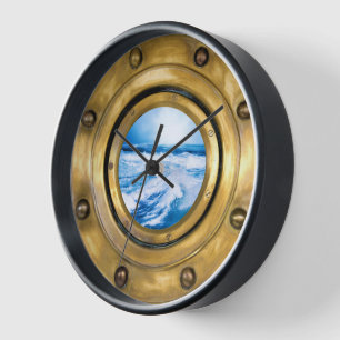 Nautical Porthole  Clock