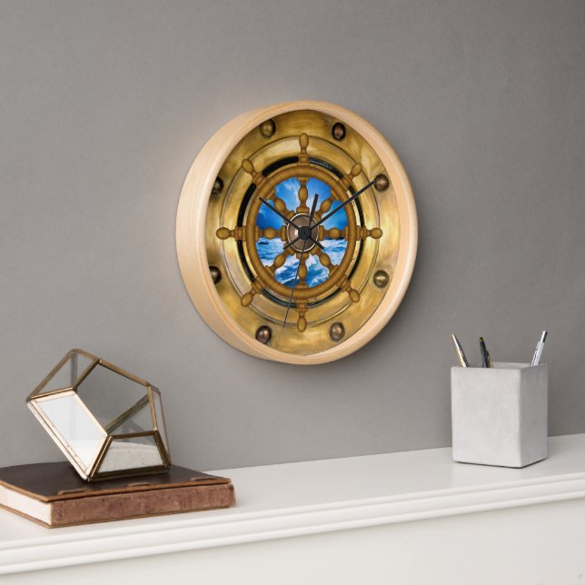 Nautical Porthole  Clock (Office)