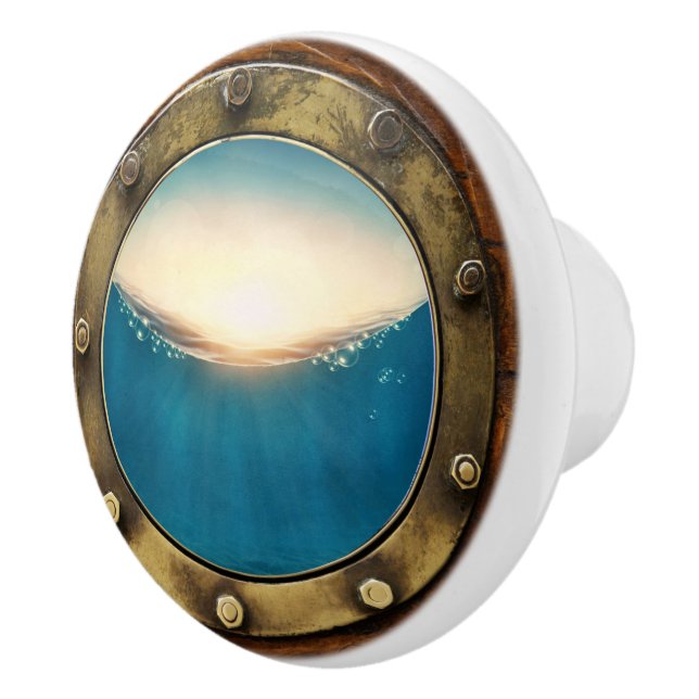 Nautical Porthole Drawer Knobs (Right)