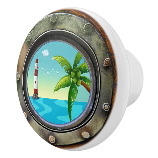 Nautical Porthole Drawer Knobs (Right)