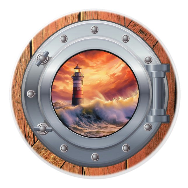 Nautical Porthole Drawer Knobs (Front)
