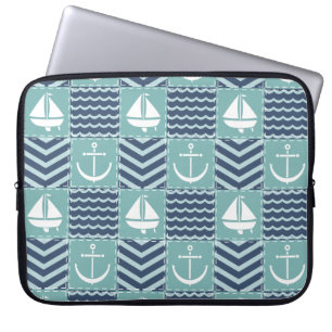 Nautical Quilt Laptop Sleeve
