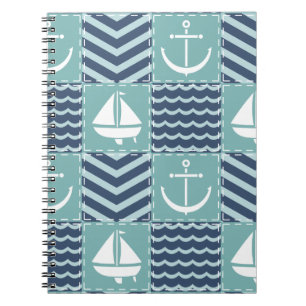Nautical Quilt Notebook