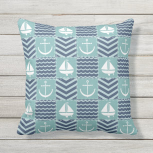 Nautical Quilt Pillow