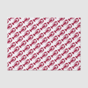 Nautical Red Lobster Tissue Paper