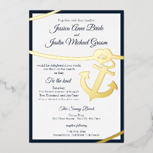 Nautical Rope and Anchor Wedding