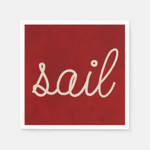 Nautical rope for sail napkin