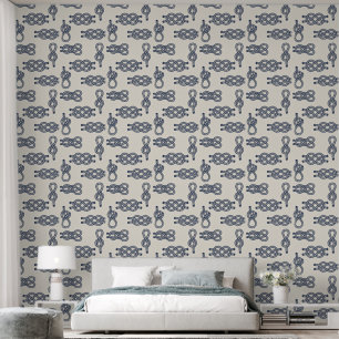 Nautical Rope Knot Coastal Wallpaper
