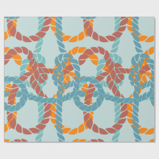 Nautical Rope Knot Seamless Wrapping Paper