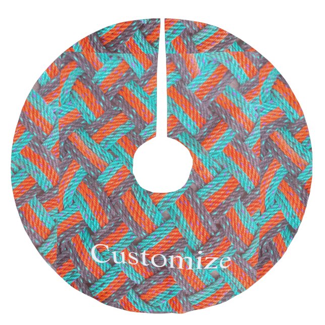 Nautical Rope Mat Thunder_Cove Brushed Polyester Tree Skirt (Front)