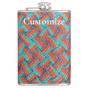 Nautical Rope Mat Thunder_Cove Hip Flask