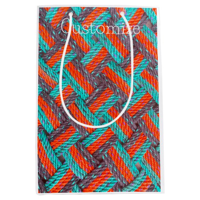 Nautical Rope Mat Thunder_Cove Medium Gift Bag (Front)