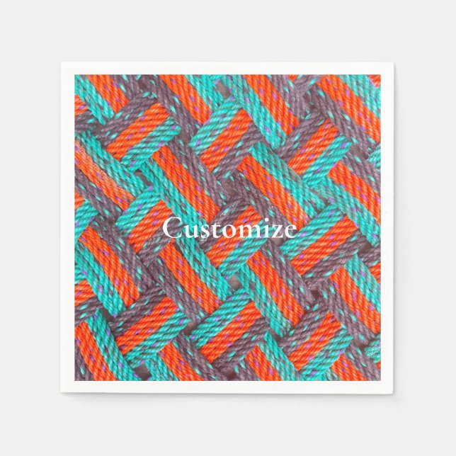 Nautical Rope Mat Thunder_Cove Napkin (Front)