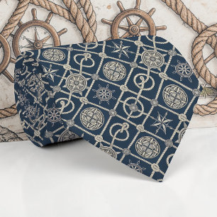 Nautical Ropes Custom Necktie