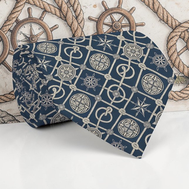 Nautical Ropes Custom Necktie (Creator Uploaded)