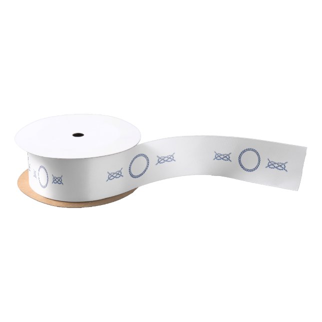 Nautical Ropes Satin Ribbon (Spool)