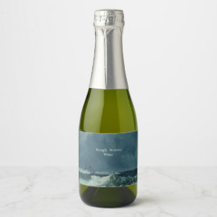 Nautical Rough Waters Sparkling Wine Label