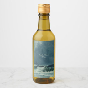 Nautical Rough Waters Wine Label