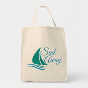 Nautical Sail Away Tote Bag