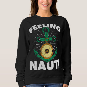 Nautical Sailboat Anchor Compass Sailor Sailing Sweatshirt