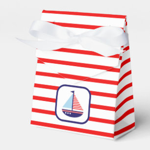 Nautical Sailboat Baby Shower Thank You Favour Box