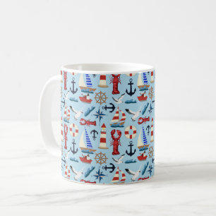Nautical Sailboats Coffee Mug